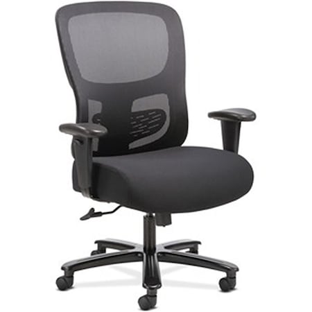 Chesterfield Big & Tall Black Fabric Task Chair CH3750402